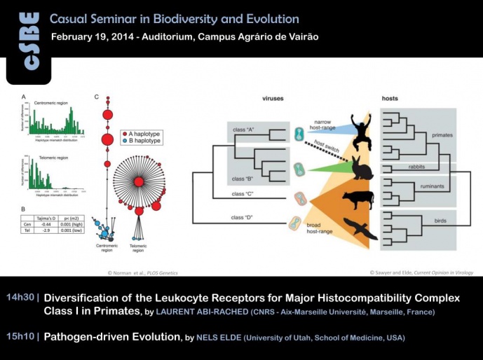 CASUAL SEMINAR IN BIODIVERSITY AND EVOLUTION BY LAURENT ABI-RACHED & NELS ELDE