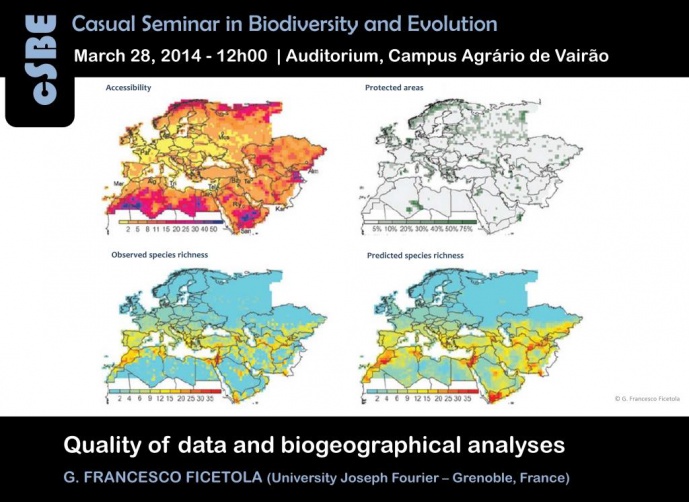 QUALITY OF DATA AND BIOGEOGRAPHICAL ANALYSES