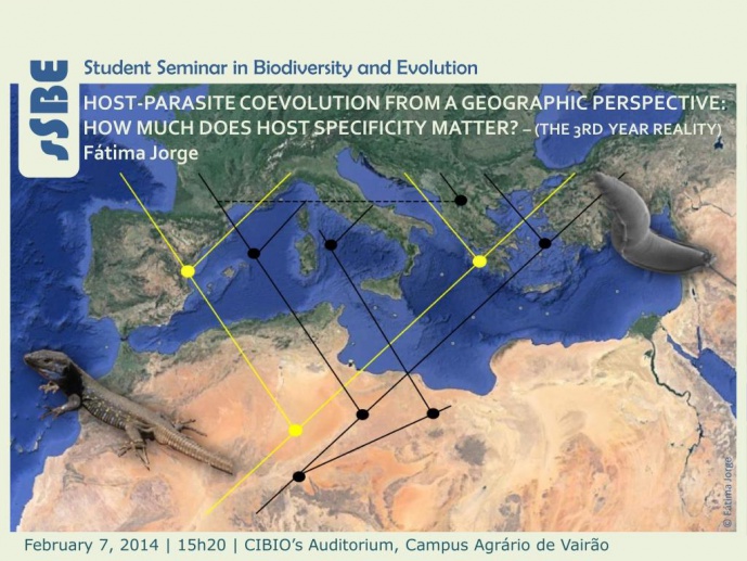HOST-PARASITE COEVOLUTION FROM A GEOGRAPHIC PERSPECTIVE: HOW MUCH DOES HOST SPECIFICITY MATTER? – (THE 3RD YEAR REALITY)