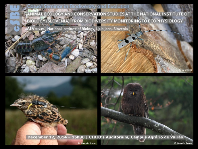 ANIMAL ECOLOGY AND CONSERVATION STUDIES AT THE NATIONAL INSTITUTE OF BIOLOGY (SLOVENIA): FROM BIODIVERSITY MONITORING TO ECOPHYSIOLOGY
