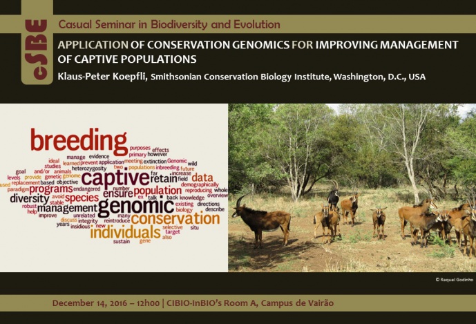 APPLICATION OF CONSERVATION GENOMICS FOR IMPROVING MANAGEMENT OF CAPTIVE POPULATIONS