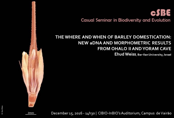 THE WHERE AND WHEN OF BARLEY DOMESTICATION: NEW aDNA AND MORPHOMETRIC RESULTS FROM OHALO II AND YORAM CAVE