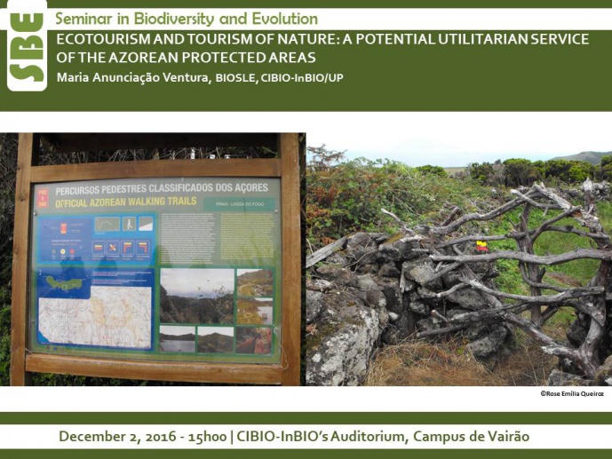 ECOTOURISM AND TOURISM OF NATURE: A POTENTIAL UTILITARIAN SERVICE OF THE AZOREAN PROTECTED AREAS