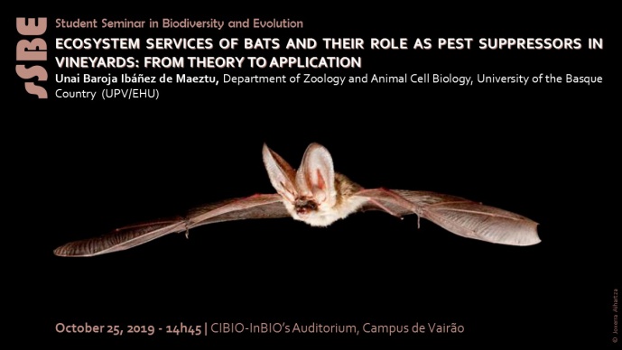 ECOSYSTEM SERVICES OF BATS AND THEIR ROLE AS PEST SUPPRESSORS IN VINEYARDS: FROM THEORY TO APPLICATION
