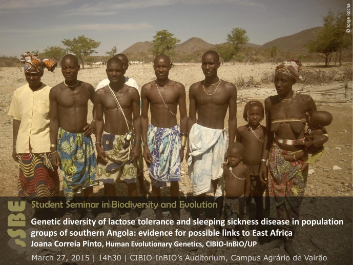 GENETIC DIVERSITY OF LACTOSE TOLERANCE AND SLEEPING SICKNESS DISEASE IN POPULATION GROUPS OF SOUTHERN ANGOLA: EVIDENCE FOR POSSIBLE LINKS TO EAST AFRICA