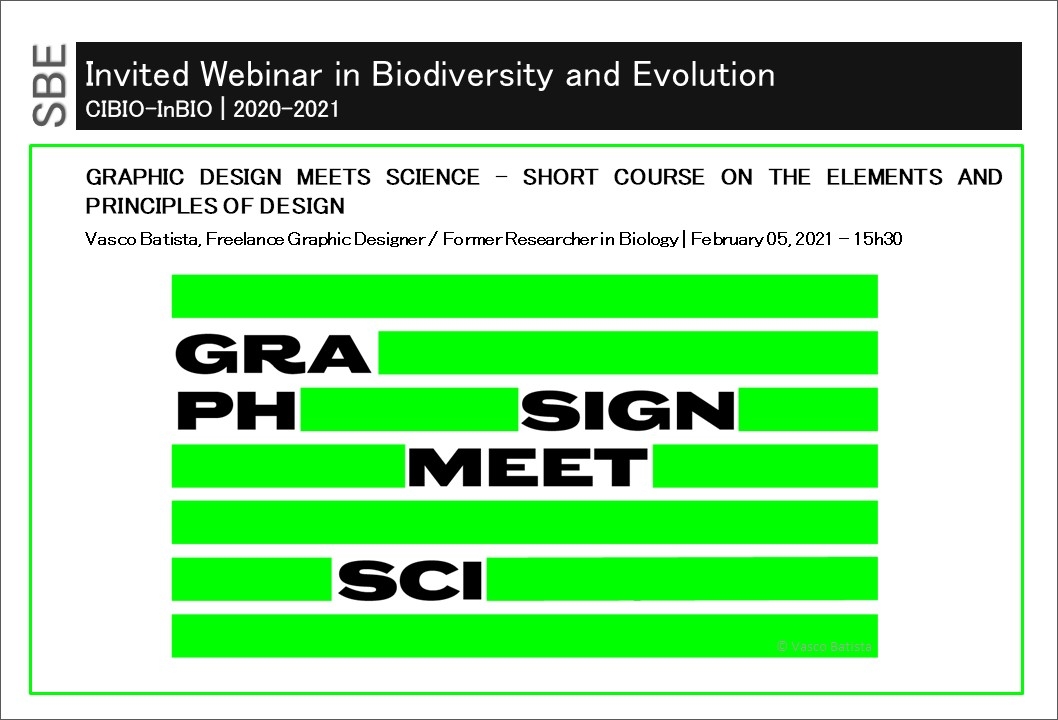 Graphic Design meets Science - Short course on the elements and principles of Design